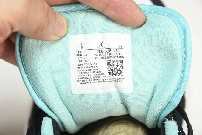 1st Kicks Shoes CQ9828-131 Green Low Island 1 Air Jordan 0707